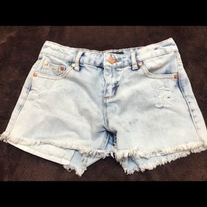 Girls Shorts Denim Sz 12